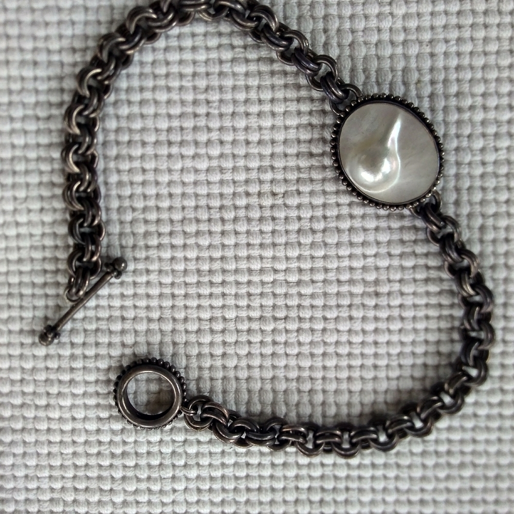 Stephen Dweck Rose Mabel Pearl Sterling Choker